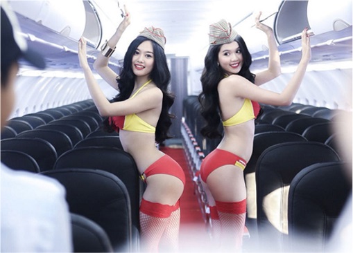 Vietnam VietJet Airline - Sexy Bikini Attendants 7