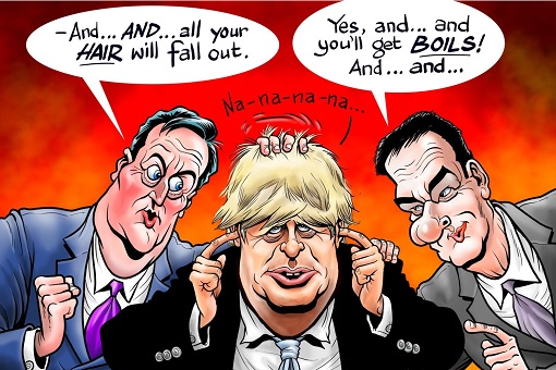 Brexit - Project Fear - Boris Johnson Cartoon