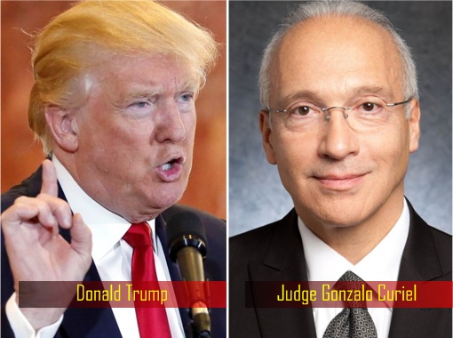 Donald Trump and Judge Gonzalo Curiel