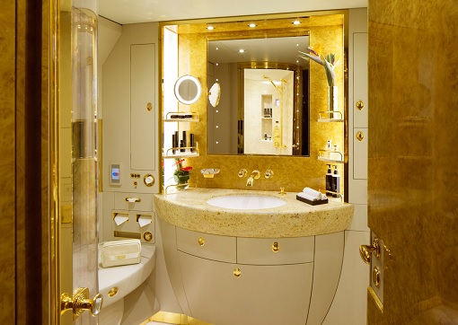 Emirates Airbus A319 Private Jet - Shower Spa