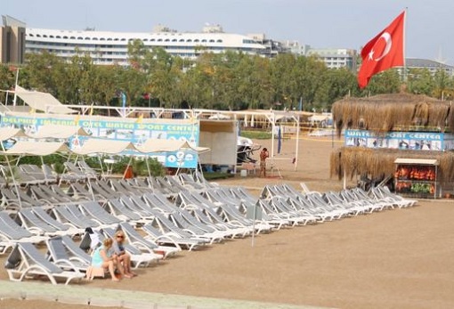 Turkey Empty Beaches After Russian Economic Sanctions