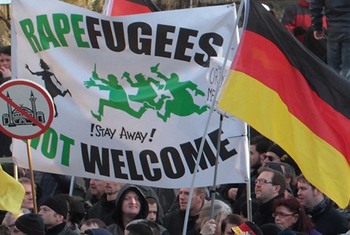 Germany Refugee Crisis - Rapefugees Demonstrators