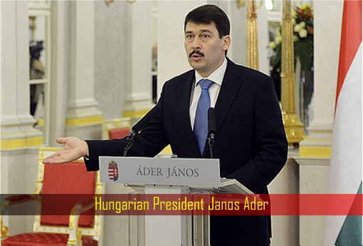 Hungarian President Janos Ader