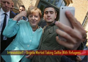 Irresistible - Angela Merkel Taking Selfie With Refugees