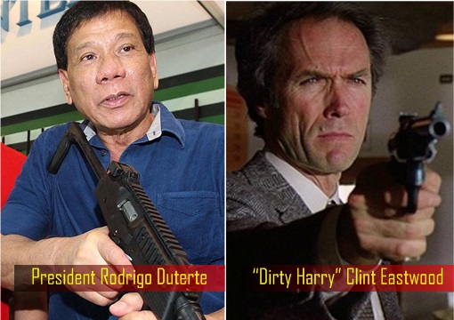 President Rodrigo Duterte and “Dirty Harry” Clint Eastwood