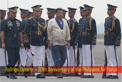 Rodrigo Duterte – 69th Anniversary of the Philippine Air Force
