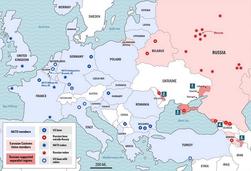 Turkey - NATO Members and Military Bases - Map