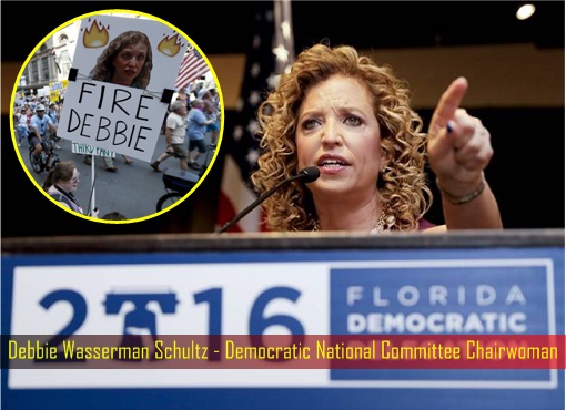 US Democratic Party Convention - Debbie Wasserman Schultz - Democratic National Committee Chairwoman - Resigned