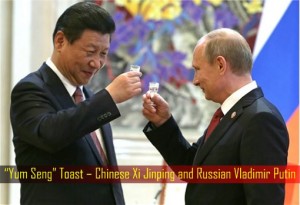 Yum Seng Toast – Chinese Xi Jinping and Russian Vladimir Putin