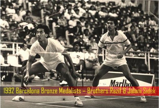 1992 Barcelona Bronze Medalists – Brothers Razif & Jalani Sidek