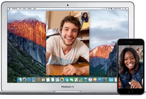 Apple Facetime between Macbook and iPhonre