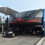 Meet TEU - China's Futuristic Transit Elevated Bus Built In 3-Months