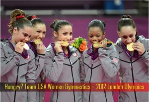 Hungry - Team USA Women Gymnastics - 2012 London Olympics - Chomping Medal