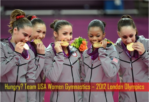 Hungry - Team USA Women Gymnastics - 2012 London Olympics - Chomping Medal
