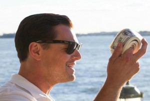 Leonardo DiCaprio - Wolf Of Wall Street - Holding Stacks of Money