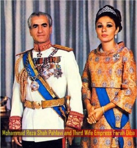 Mohammad Reza Shah Pahlavi and Third Wife Empress Farah Diba