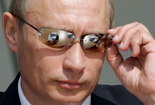 Russian Presiden Vladimir Putin - Wearing Sunglasses