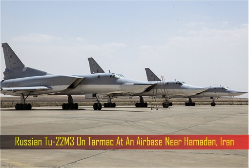 Russian Tu-22M3 On Tarmac At An Airbase Near Hamadan, Iran