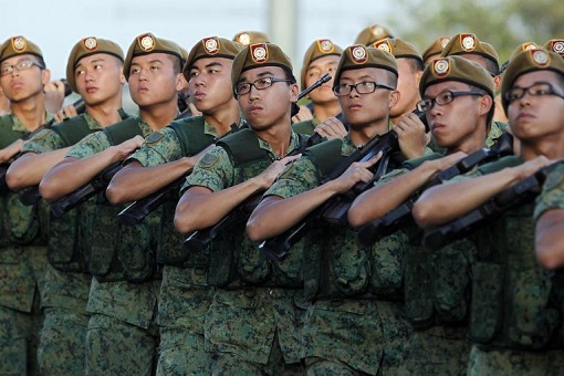 Singapore National Service - Marching