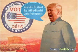 Donald Trump Anti-China - Urging Comrades Buy Branded Goods From America