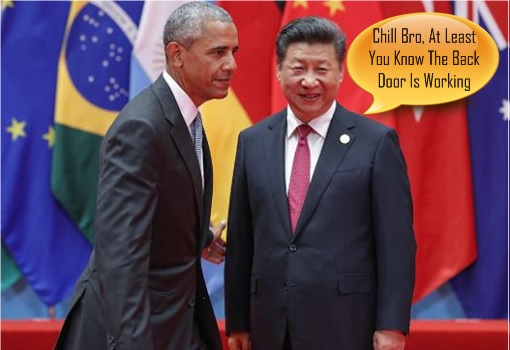 Obama’s Humiliating Exit – President Xi Jinping Teases Obama On Back Door