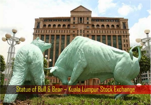 Statue of Bull & Bear – Kuala Lumpur Stock Exchange