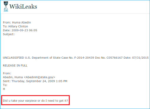wikileaks-email-hillary-clinton-wears-earpiece