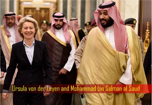 german-ursula-von-der-leyen-and-saudi-mohammad-bin-salman-al-saud