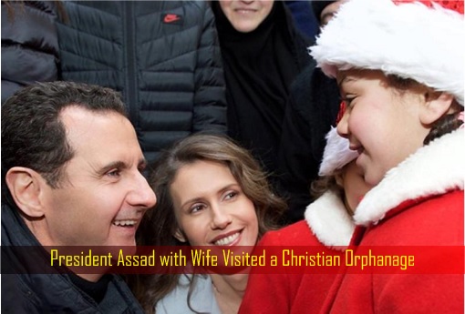 president-assad-with-wife-visited-a-christian-orphanage