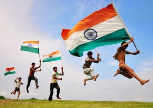 waving-flags-of-india-economy-overtakes-united-kingdom