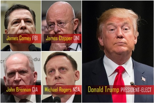 president-elect-donald-trump-james-comey-fbi-james-clapper-dni-john-brennan-cia-and-michael-rogers-nsa