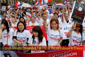 French Chinese Demanding For End Of Racist Violence in France
