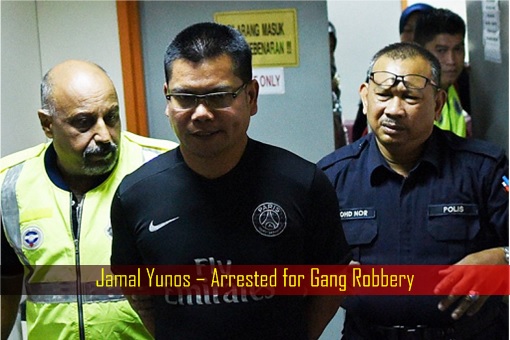 Jamal Yunos – Arrested for Gang Robbery