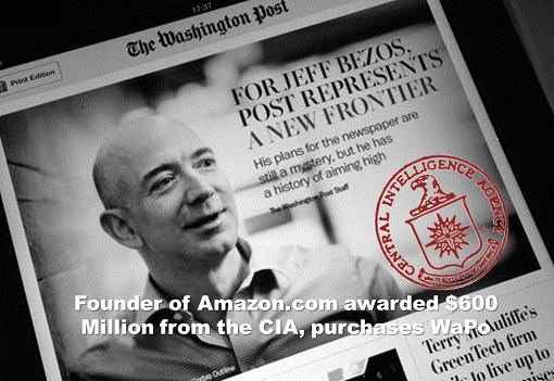 Jeff Bezos - Owner of Washington Post and Amazon - Awarded CIA Contract