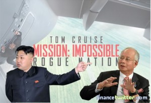 Mission Impossible Rogue Nation - North Korean Kim Jong-un and Malaysian Najib Razak