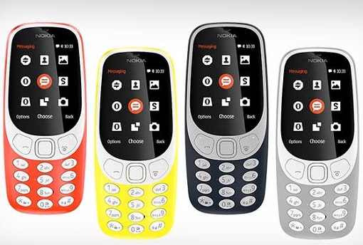 New 2017 Nokia 3310 - Four Colours