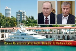 Roman Abramovich Gifted Yacht Olympia To Vladimir Putin