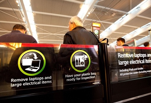 Airport Security - Remove Laptops and Large Items
