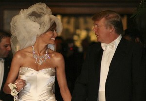 Donald Trump and Melania Trump - Wedding Photo