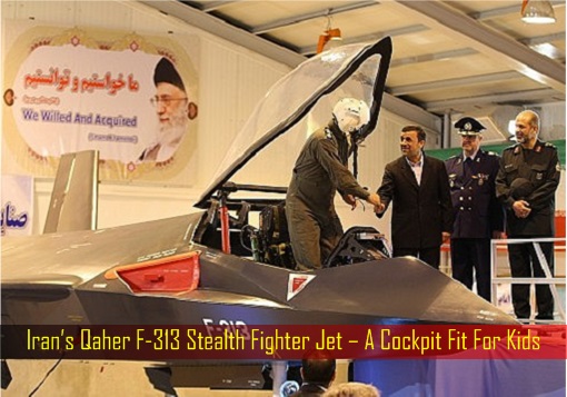Iran’s Qaher F-313 Stealth Fighter Jet – A Cockpit Fit For Kids