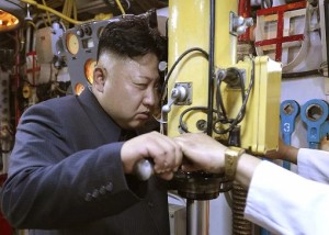 North Korea Kim Jong-un - Inside Submarine