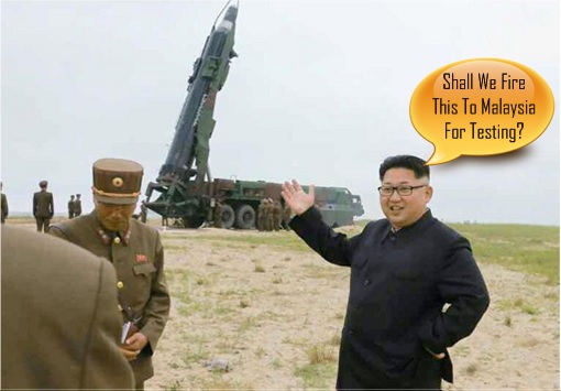 Kim Jong-un Send Ballistic Missile to Malaysia for Testing