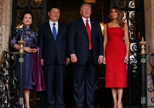 President Donald Trump and President Xi Jinping - Meeting With Their Spouse