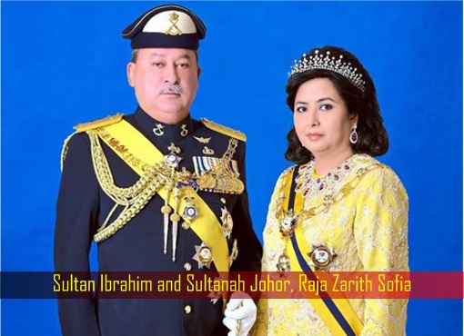 Sultan Ibrahim and Sultanah Johor, Raja Zarith Sofia