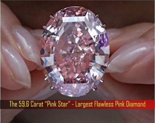 The 59.6 Carat “Pink Star” - Largest Flawless Pink Diamond