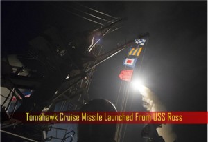Tomahawk Cruise Missile Launched From USS Ross