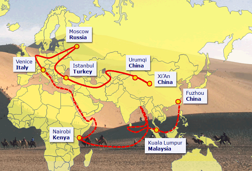 China One Belt One Road - Trade Map