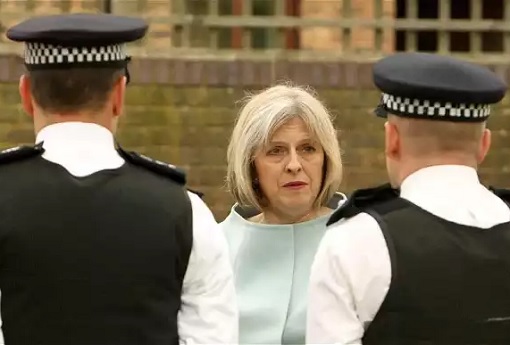 Britain UK Election 2017 - Theresa May Cut 20000 Polices Forces As Home Secretary