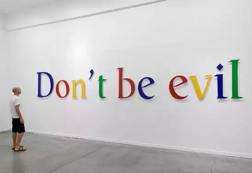 Google Motto - Don't Be Evil