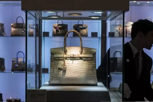 Hermès Birkin - Matte White Himalaya - Locked in Glass Case